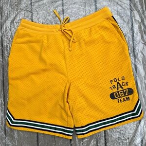 Polo Ralph Lauren Basketball Gym Casual Mesh Workout Athletic Shorts